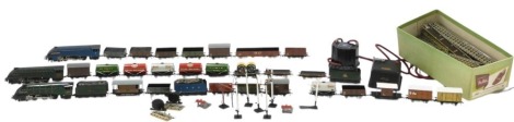 A quantity of OO model railway, to include a Hornby EDL 11 British Rail locomotive The Silver King, boxed, The Mallard in green, accessories, rolling stock, etc.