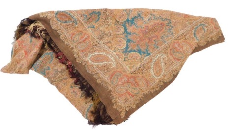 A late 19th/early 20thC Paisley shawl.