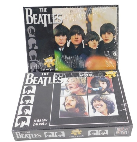 Two Beatles Let It Be and Beatles For Sale jigsaws, 1000 pieces, in original packaging.