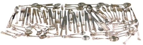 A quantity of Mappin and Webb Princess Plate King's pattern cutlery, to include knives, forks, tureen, etc.