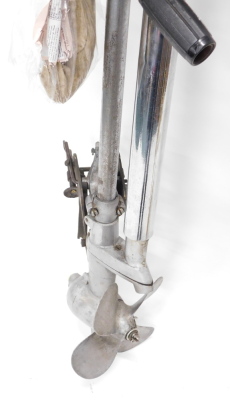 A Seagull outboard motor, circa 1960. Note from vendor: it was used for three summer seasons on the river, and then put in dry storage for 60 years, recently started and has been running for a short period of time, now drained and dried, etc., and a set o - 3