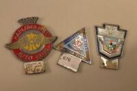 Three Southern car badges for Watford FC