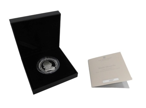 A British Monarchs King George I 2022 UK one ounce silver proof coin, number 337, with box and packaging. NB. This lot will be sold for BBC Children In Need by guest novice auctioneers that have supported the BBC Bargain Hunt 2024 fund raising campaign. T