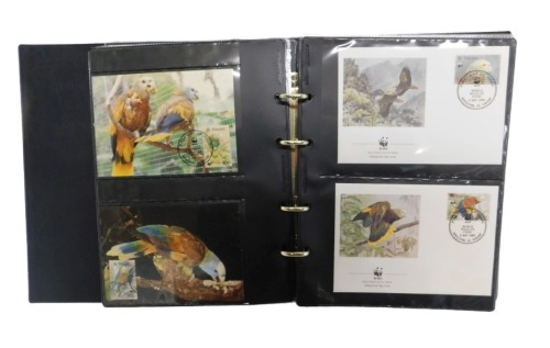 A World Wildlife Fund for Nature (WWF) album of first day covers (FDC's), 1980'e/90's, in slip case. NB. This lot will be sold for BBC Children In Need by guest novice auctioneers that have supported the BBC Bargain Hunt 2024 fund raising campaign. The fu