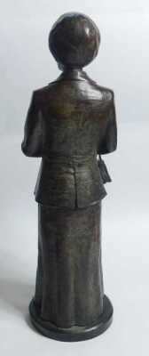 Neil Simmons (20thC) Bronze bust, Margaret Thatcher, dated 2001, 55cm high. - 5