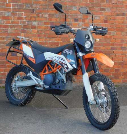 A KTM 690 Enduro R motorcycle, Registration LK09 CCN, 690cc, orange, first registered 13th May 2009, current MOT expired 2nd October 2017, last recorded mileage in 2016, 5727 miles, current mileage unknown, with KTM Powerparts replacement seat, KTM Powerp