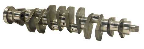 A V12 crankshaft, possibly from a BRM.