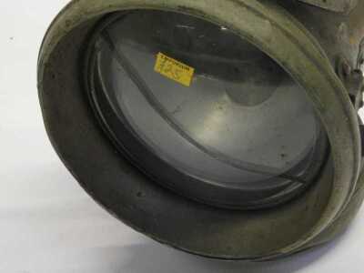 Two Powell and Hanmer Limited oil powered side lamps, 33cm and 30cm respectively. (2) - 6