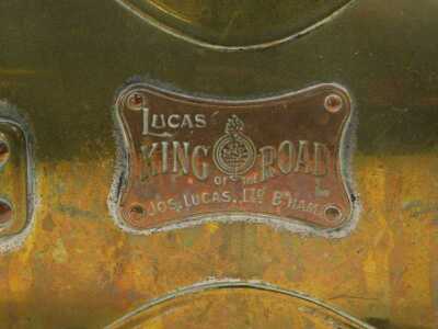 A Lucas King of the Road oil powered lamp, 33cm high. - 3