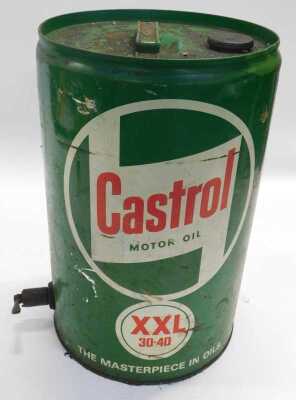 A Castrol Motor Oil XXL 30-40 five imperial gallon oil dispenser. - 3