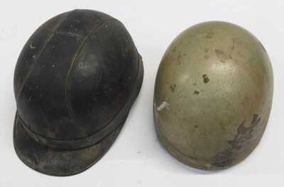 A skull motorcycle helmet and a Pudding Basin motorcycle helmet. (AF) (2) - 2