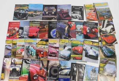 A group of automobile related catalogues, to include Christie's and Sotheby's 1990s and 1980s catalogues, and a small group of Thoroughbred and Classic Car magazines, Motor Sport magazine, etc. (1 box) - 3