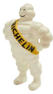 A plastic 'Bibendum' Michelin Man, 31cm high.