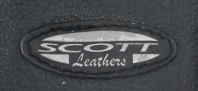 Two leather motorcycle jackets, comprising unbranded, size 46, and a Scott leather jacket, size unknown. - 3