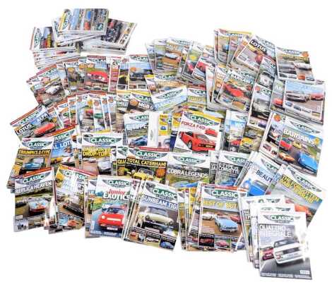 Circa 140 copies of Classic and Sports Car magazine.