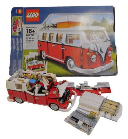 Lego 10220 Volkswagen T1 Camper Van, boxed.