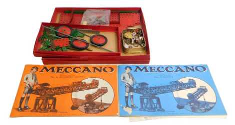 Meccano boxed sets, including Meccano Accessory Outfit number 1A, and Meccano set number 3. (2)