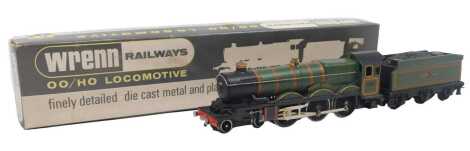 A Wrenn Railways OO gauge Castle Class locomotive Cardiff Castle, 4-6-0, 4075, BR lined green, boxed.