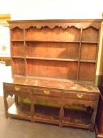 An 18thC oak dresser