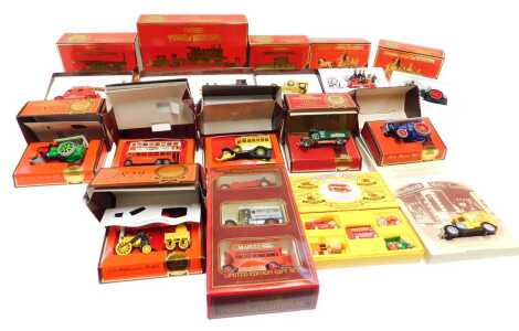 Matchbox Models of Yesteryear and gift sets, including a Matchbox Maggie Y22 Ford van Model A 1930, a Matchbox Series 40th Anniversary Collection set number G1, Matchbox Models of Yesteryear three vehicle set, Matchbox Models of Yesteryear 1923 Scania Vab