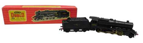 A Hornby Dublo OO gauge two rail locomotive and tender, LMR 2-8-0 8F, 2224, boxed.