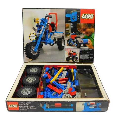 A Lego 857 set, boxed.