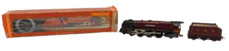 A Hornby Railways OO gauge Coronation Class locomotive Duchess of Abercorn, 4-6-2, 6234, LMS crimson, boxed.