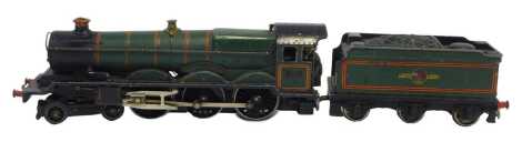 A Wrenn OO gauge Castle class locomotive Cardiff Castle, 4-6-0, 4075, in BR lined green.