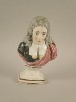 An early 19thC Staffordshire Ralph Wood bust of John Milton