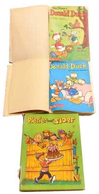 Walt Disney's Donald Duck, bound part works in Dutch, 1964-1965, 2 vols, together with Plezier met Sjors. (3)