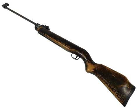 A Webley Hawk MK III .22 air rifle, with break barrel action, 42cm barrel.