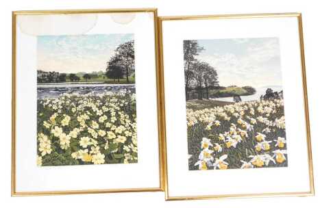 After Graham Evernden. Petworth, Trevisick, pair of artist proof prints, signed and titled, 54cm x 42cm.