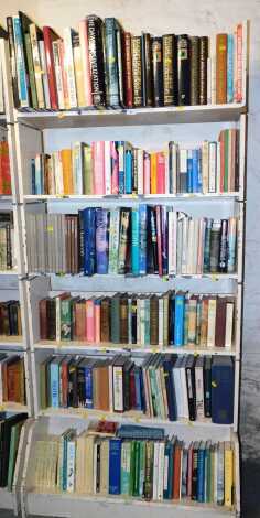 Various books, predominantly non fiction, to include Shorter Oxford English Dictionary, books relating to world history, mythology, fables, various further dictionaries, etc. (contents of 1 bookcase)