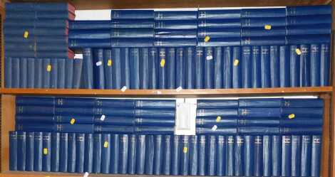 Various books, to include a large quantity of Hymns and Psalms, various editions of The Journal of the Chartered Insurance Institute, etc. (2 shelves)