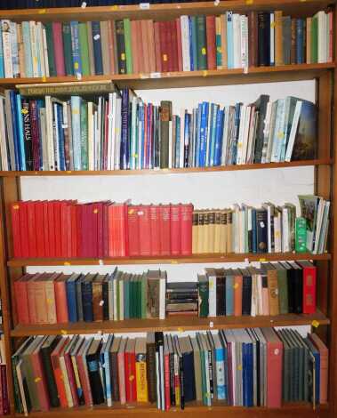 Various books, predominantly relating to religion, to include various Ecclesiastical Law Journals, Southy The Life of Nelson, etc. (5 shelves)