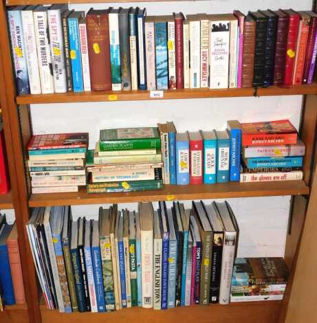 Various books, predominantly non fiction, to include cookery, gardening, Reader's Digest editions, etc. (3 shelves)