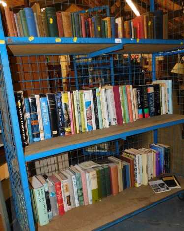 Various books, to include thesauruses, dictionaries, poetry to include Longfellow, Keats, Shakespeare, etc. (1 cage)