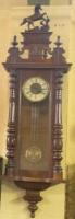 A late 19th/early 20thC Vienna wall clock