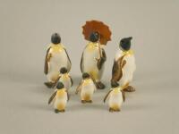 A set of seven Beswick penguins