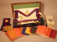 A quantity of Masonic memorabilia