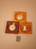 A set of three 20thC portrait miniatures