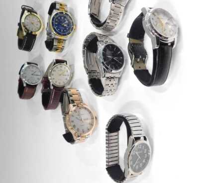Twelve replica gentlemans dress wristwatches and chronographs, including Southberg, Citizen, Olmeca, Chronos, and Arlanchi, cased. - 2
