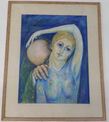 Lois Tilbrook. Time, pastel, signed, dated (19)94 and titled verso, 63cm x 47cm. - 2