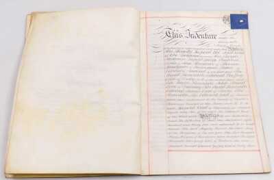 A Victorian legal document relating to His Majesty Leopold I King of the Belgians, dated 26th day of March 1864, on the appointment of trustees of an indenture of the 5th day of June 1834 relating to His Majesty's annuity of fifty thousand pounds and his - 2