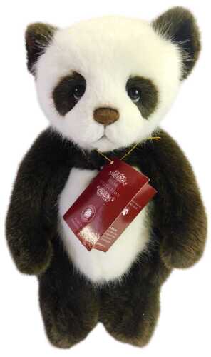 A Charlie Bears Yang Panda, with key on a cord necklace, 32cm high.