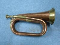 A Hawkes & Son military bugle