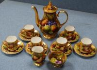 A Brookdale fine bone china coffee set