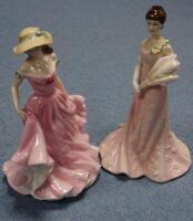 Two Royal Doulton bone china limited figures