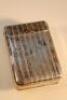 An early 20thC white metal concertina cigarette case