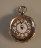 A Continental ladies pocket watch